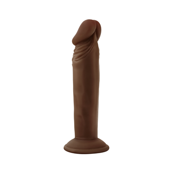 Plus - Buigbare dildo - 16 cm (Bruin)